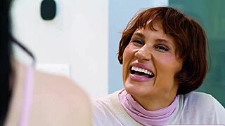 i watch my stepdaughter mount busty stepmom's strapon and ride it deep