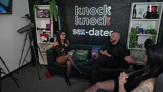 she bends over begging cum in her fat round ass during this homemade latina rough doggystyle session knock knock stream