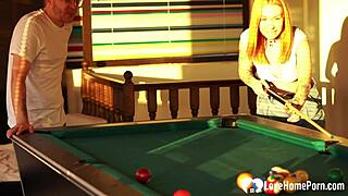 Does This Sexy Ginger Break Billiard Rules With Hard Doggy?