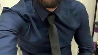 Hung Daddy Jerks Off Hard And Explodes Cum Beast