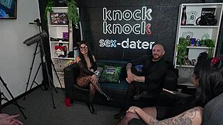 she bends over begging cum in her fat round ass during this homemade latina rough doggystyle session knock knock stream