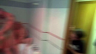 I joined hot bath blowjob orgy before dinner