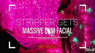 Stripper Maxine X Gets Rough Anal and Tit Cum from Big Cock