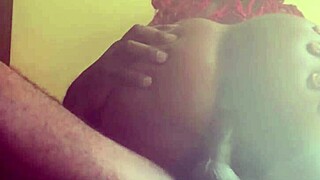 Amateur Couple's Chair Ride Bounce Drives Him Wild