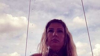 tattooed slut, your see-through top shows hard nipples... horny much??