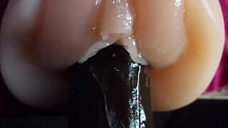 stepsis craves my big black cock closeup slow motion strokes