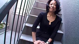 wanna see this asian show her big boobs right on the street?