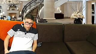 neighbor nerd's cock slides deep into my tight spots