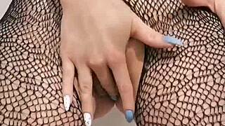 ever wonder how hard this teen squirts solo with ripped clothes?