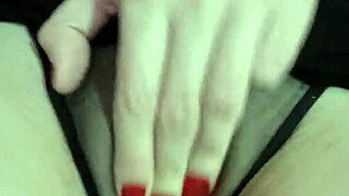 Wanna see my horny pussy thru this see-thru panty while i rub?