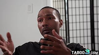 Andi Avalon milf masseuse rides client's massive oily black cock