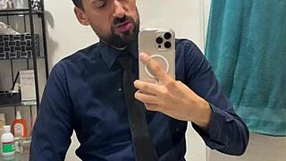 Hung Daddy Jerks Off Hard And Explodes Cum Beast