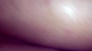 hard anal pounding wife creampie closeup