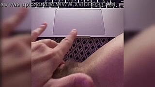 i rub my pussy slow moaning to orgasm with vibrator pov