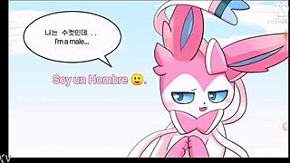 Sylveon Pokemon Man Fucks Wild In Spanish!