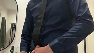 Hung Daddy Jerks Off Hard And Explodes Cum Beast