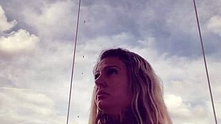 tattooed slut, your see-through top shows hard nipples... horny much??