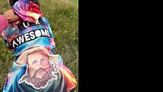 asian teen babysitter's pussy destroyed outdoors on holiday?