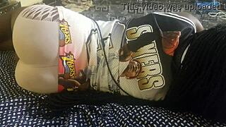 teen ass tease hides naughty amateur farts