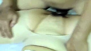 young guy pounds tight thai milf's wet pussy cowgirl style