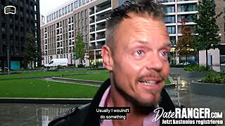 Hey watch this horny uk blonde suck and take doggy from german stud