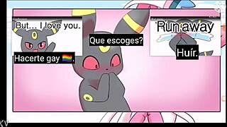 Sylveon Pokemon Man Fucks Wild In Spanish!