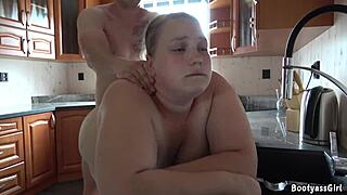 hey honey did you see how i fucked my chubby wife in kitchen?