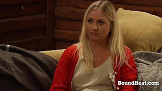 Merciless Madame Whips Big Natural Tits Lesbian Slave Hard