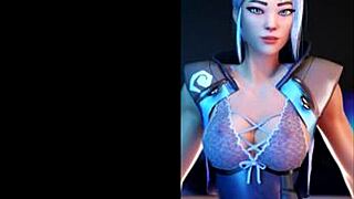 Steamy Valorant hentai anime game compilation full of wild action