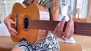 mature redhead ass tempts bbc destruction by guitar student