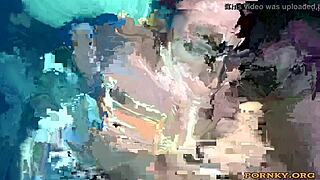 cherishing her perfect ebony curves on webcam