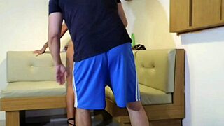 exclusive latina brunette casting interview ass tease lingerie