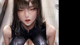 korean pornstar endures brutal client assfucking and big cock hentai punishment in steamy session