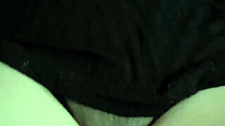 Wanna see my horny pussy thru this see-thru panty while i rub?