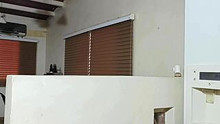 FUCKING my STEPSON'S thick COCK alone at HOME while HUSBAND works