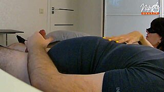 Hubby bangs wife at home for multiple cowgirl orgasms ep 355