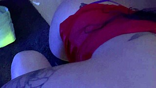 i'm in super lingerie sucking this monster cock so good