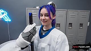 Sneaky Petite Locker Room Fuck Turns Into Wild Exposure