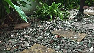 Tickle her sexy feet!