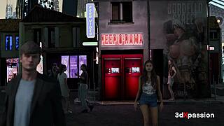 Passionate Brothel Fuck Ignites After Deepthroat Behind Crimson Curtains