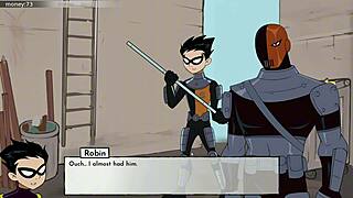 Bumblebee sneaks bathroom fun in 18titans part 24