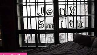 jeny smith uses masked guy as her personal plaything