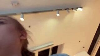 Fat Blonde Teen Cums Masturbating Big Tits In Public Fitting Room