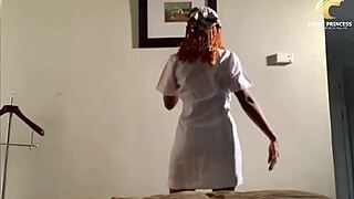 Ebony nurse promotion fuck