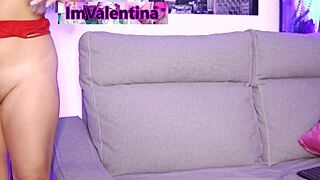 This cute Colombian college slut with bubble butt craves daily gang use on cam