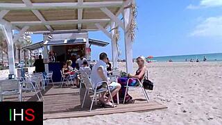 Why settle when blonde milf's ass takes it all?