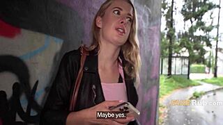 Sweet Slovak Blonde Fucked Hard Outdoors For Cash?