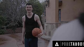 Possessed Housewife August Skye Drains Boy Cum Double Penetration