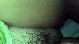 her thick ass teases his throbbing cock before she spreads wide for the creampie