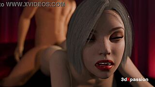 Passionate Brothel Fuck Ignites After Deepthroat Behind Crimson Curtains